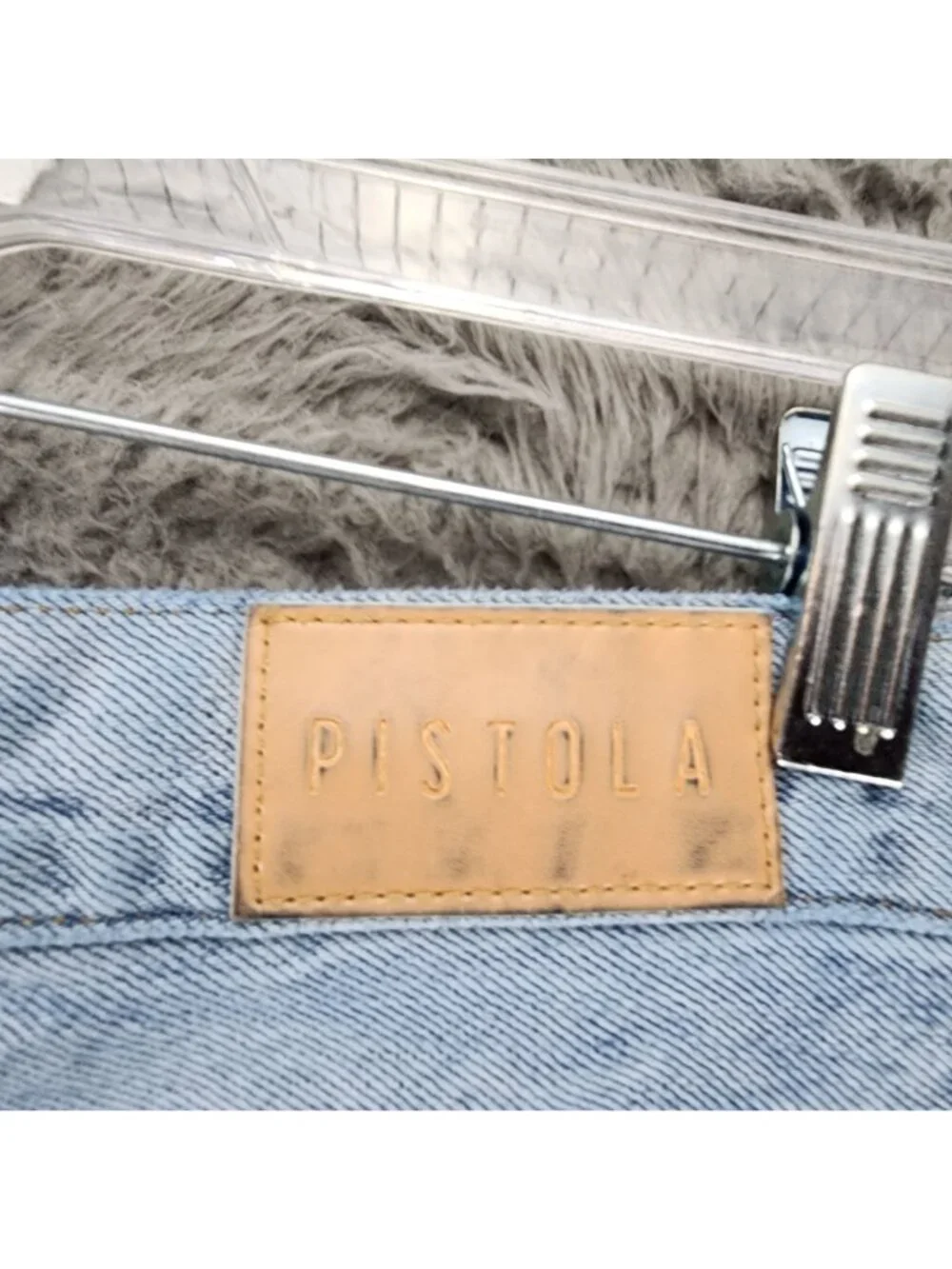 Pistola Shorts Womens 27 Blue Cotton Denim Cutoff Jorts *Read*